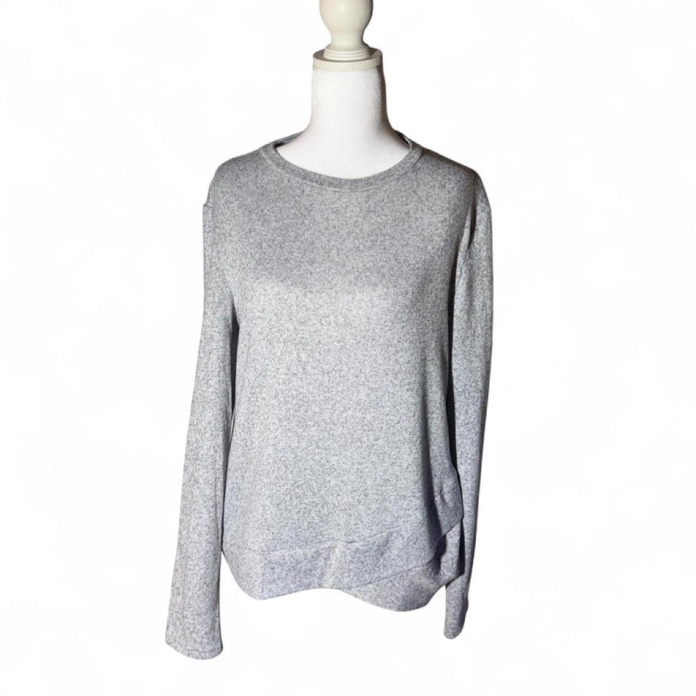 SHEIN Gray Heather Long Sleeve Sweatshirt – Women's M